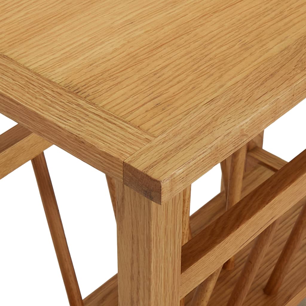 magazine-table-17-7-x10-6-x16-5-solid-oak-wood At Willow and Wine USA!