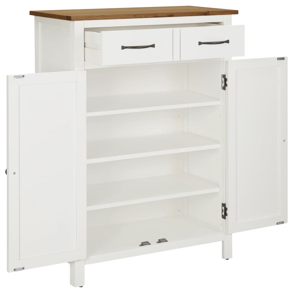 shoe-cabinet-29-9-x14-6-x41-3-solid-oak-wood-813954 At Willow and Wine USA!