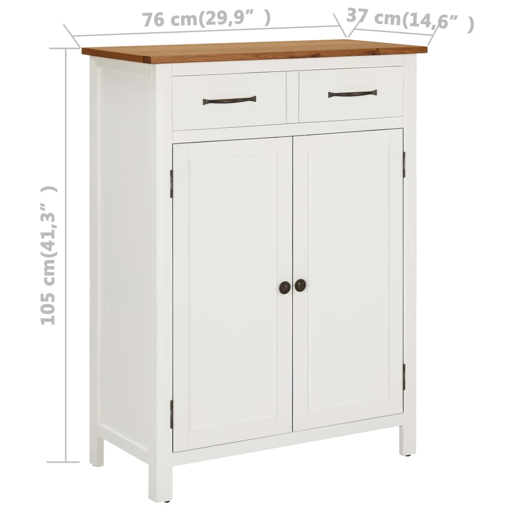 shoe-cabinet-29-9-x14-6-x41-3-solid-oak-wood-813954 At Willow and Wine USA!