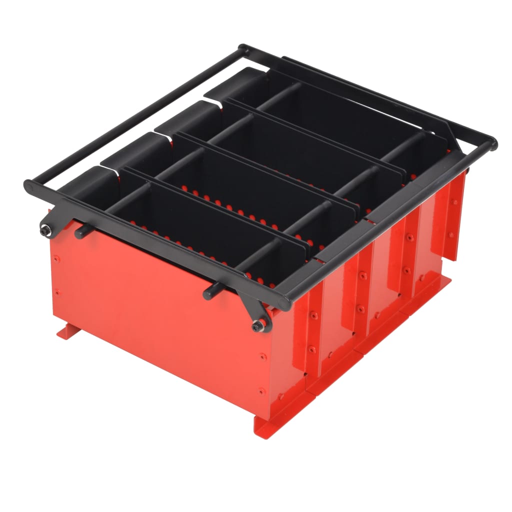 paper-log-briquette-maker-steel-15-x12-2-x7-1-black-and-red At Willow and Wine USA!