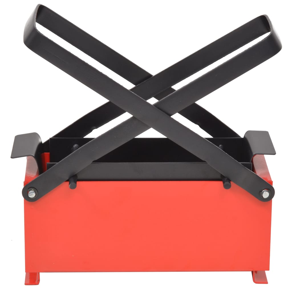 paper-log-briquette-maker-steel-13-4-x5-5-x5-5-black-and-red At Willow and Wine USA!