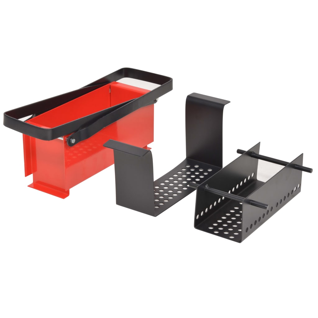 paper-log-briquette-maker-steel-13-4-x5-5-x5-5-black-and-red At Willow and Wine USA!