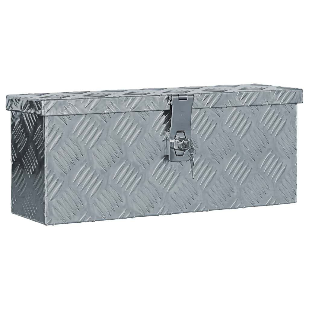 storage-box-silver-31-5-x15-4-x11-8-aluminum At Willow and Wine USA!