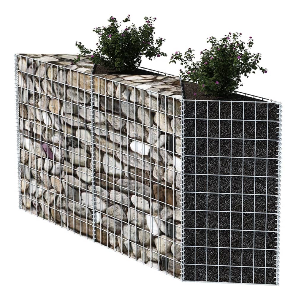 gabion-basket-galvanized-steel-47-2-x11-8-x39-4 At Willow and Wine USA!