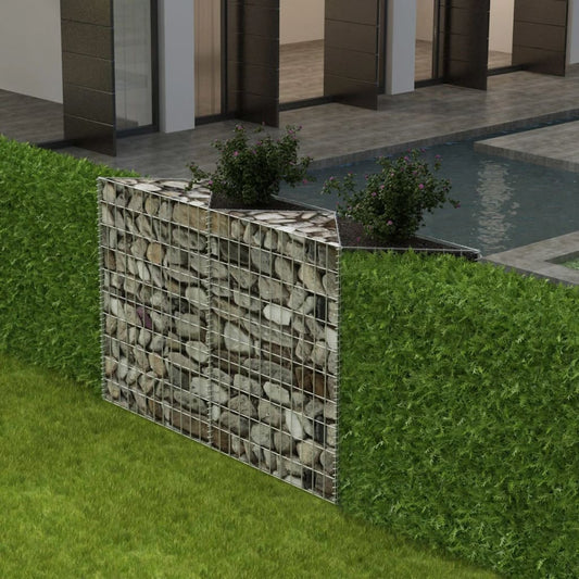 gabion-basket-galvanized-steel-47-2-x11-8-x39-4 At Willow and Wine USA!