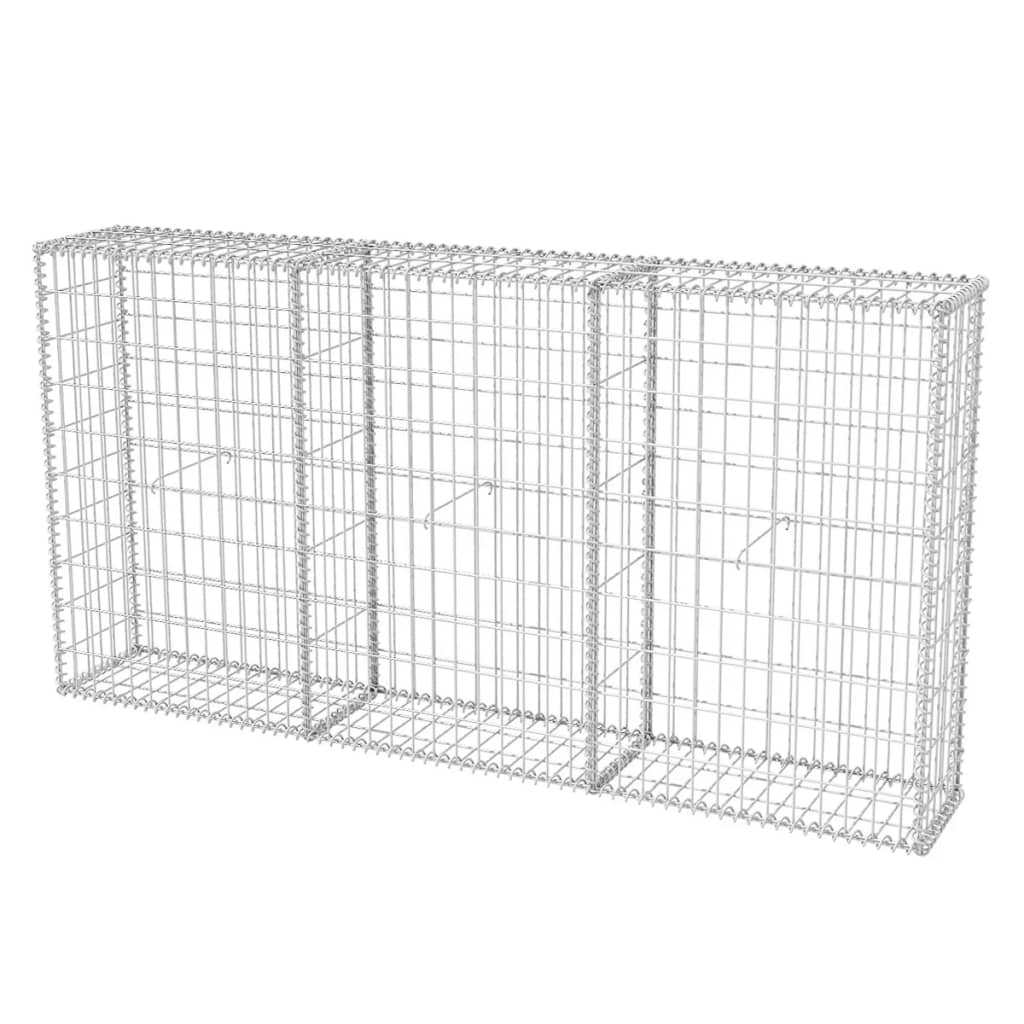 gabion-basket-galvanized-steel-59-1-x19-7-x39-4 At Willow and Wine USA!