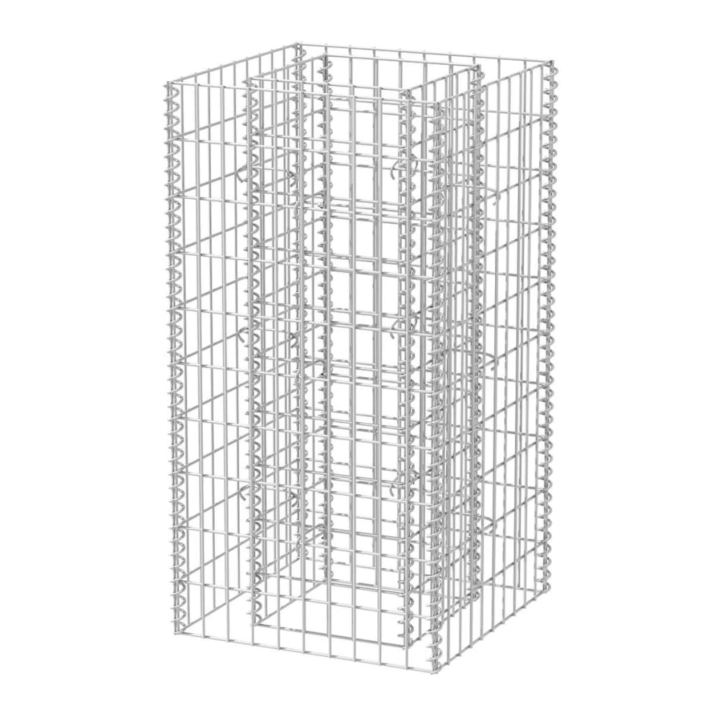 gabion-raised-bed-steel-19-7-x19-7-x39-4 At Willow and Wine USA!