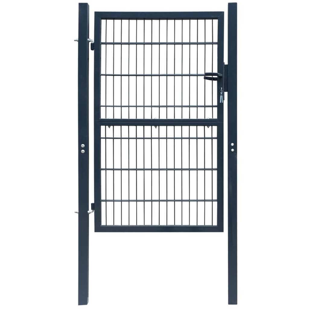 fence-gate-steel-41-7-x97-6-anthracite At Willow and Wine USA!