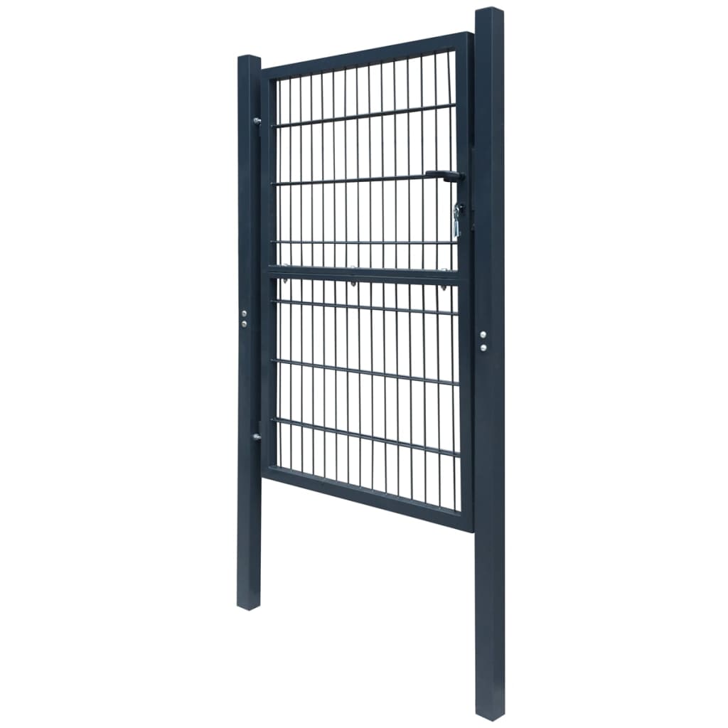 fence-gate-steel-41-7-x97-6-anthracite At Willow and Wine USA!