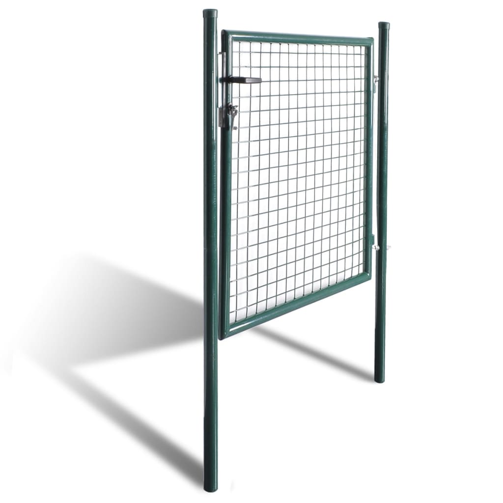 single-door-fence-gate-powder-coated-steel At Willow and Wine USA!