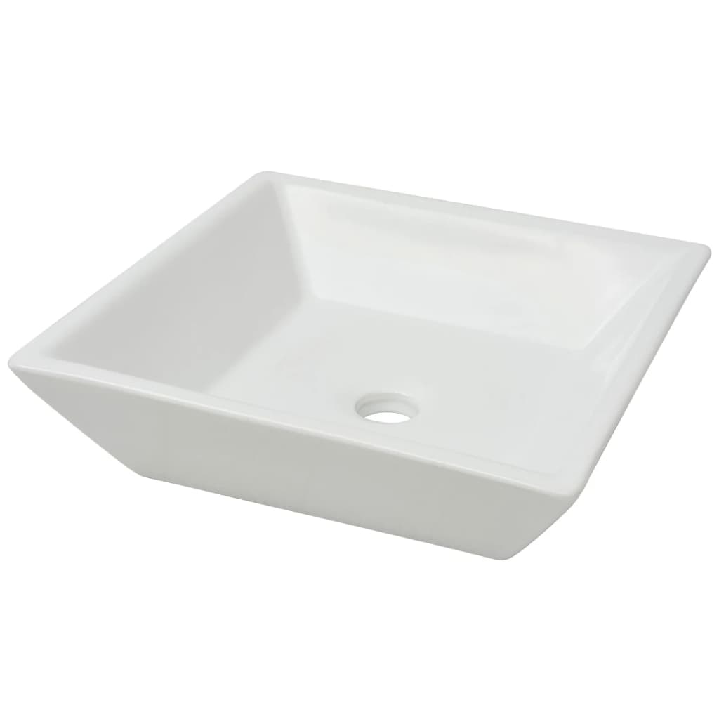 basin-square-ceramic-white-16-3-x16-3-x4-7 At Willow and Wine USA!