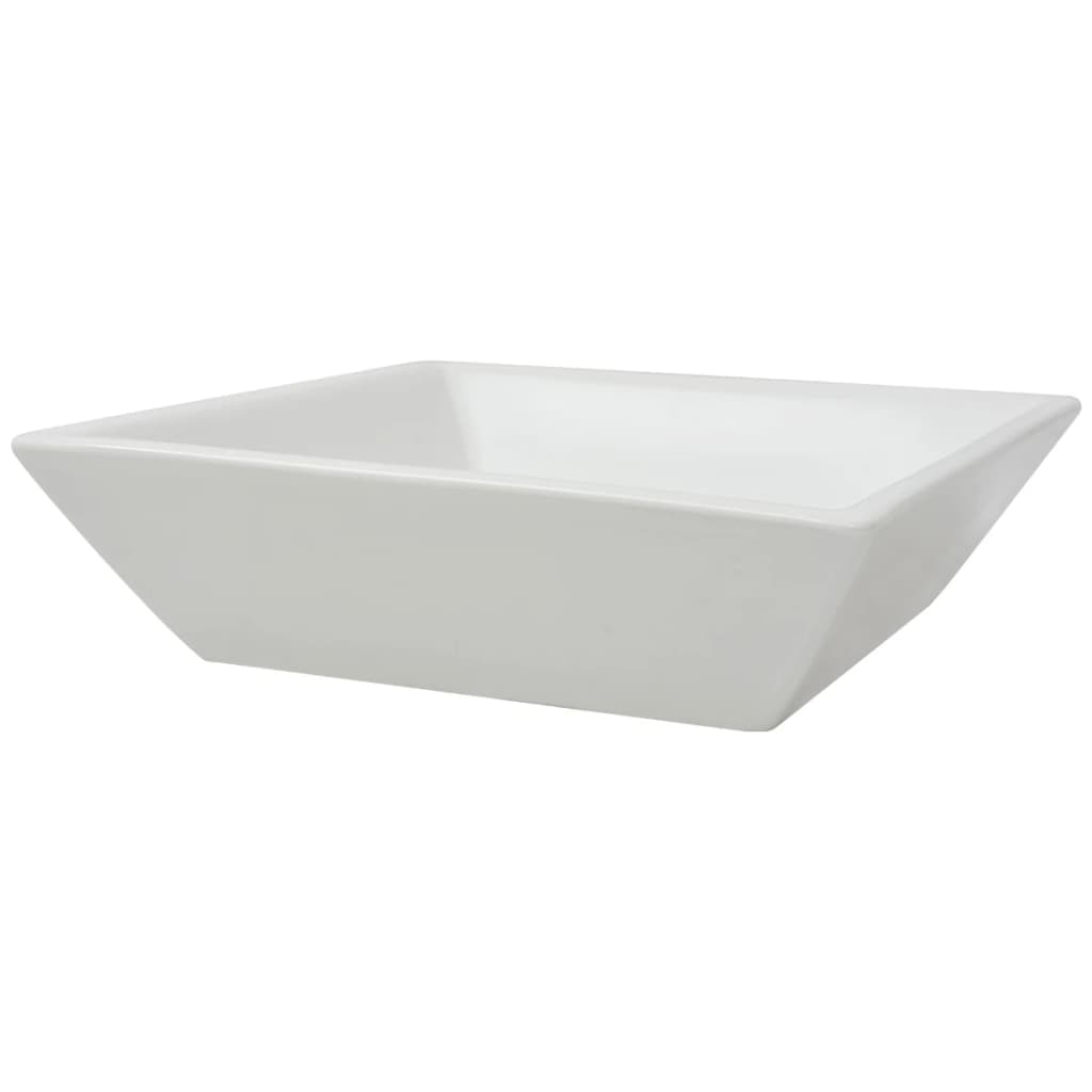 basin-square-ceramic-white-16-3-x16-3-x4-7 At Willow and Wine USA!