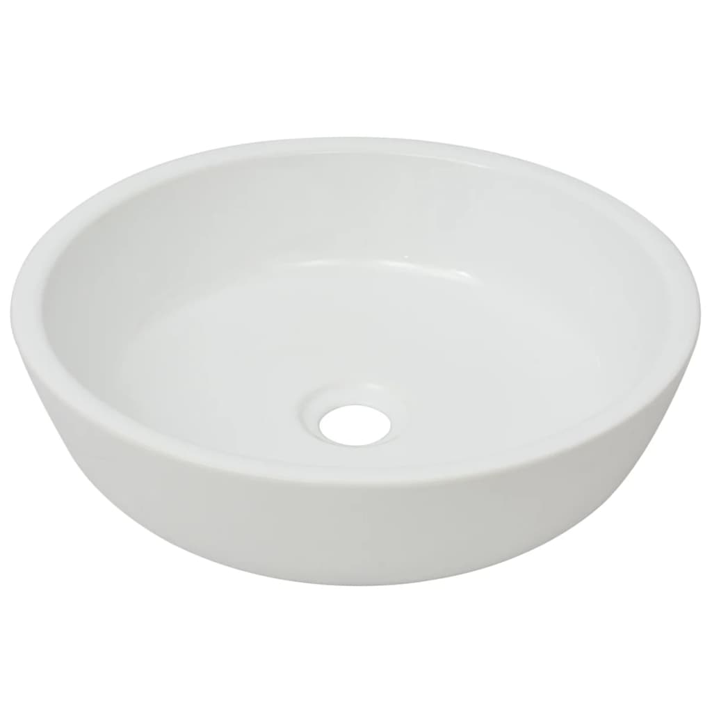 basin-round-ceramic-white-16-5-x4-7 At Willow and Wine USA!