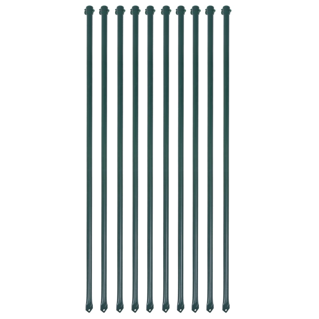 garden-posts-10-pcs-39-4-metal-green At Willow and Wine USA!