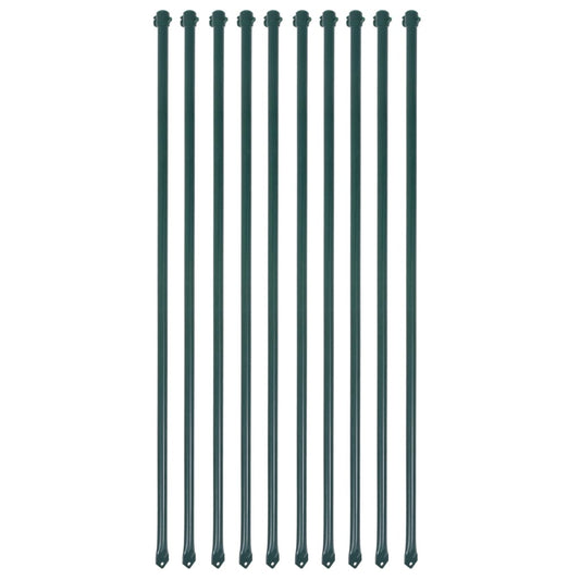 garden-posts-10-pcs-39-4-metal-green At Willow and Wine USA!