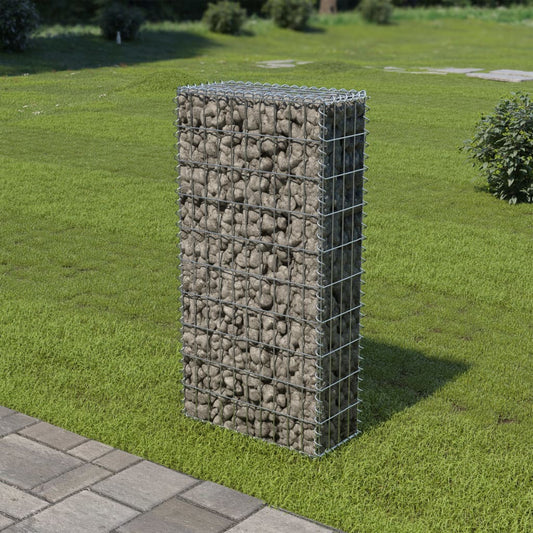 gabion-wall-with-covers-galvanized-steel-19-7-x7-78-x39-4 At Willow and Wine USA!