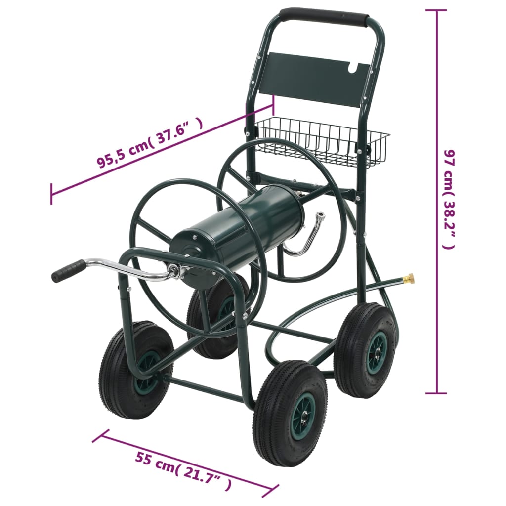 garden-hose-trolley-with-1-2-hose-connector-246-1-steel At Willow and Wine USA!