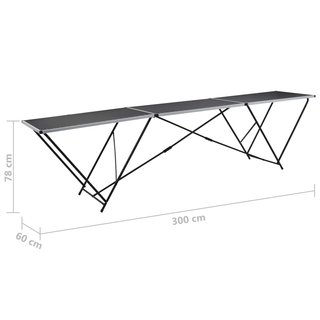 folding-pasting-table-mdf-and-aluminum-118-1-x23-6-x30-7 At Willow and Wine USA!