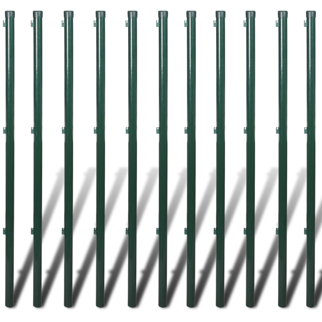 chain-link-fence-with-posts-spike-steel-4-11-x82-914254 At Willow and Wine USA!