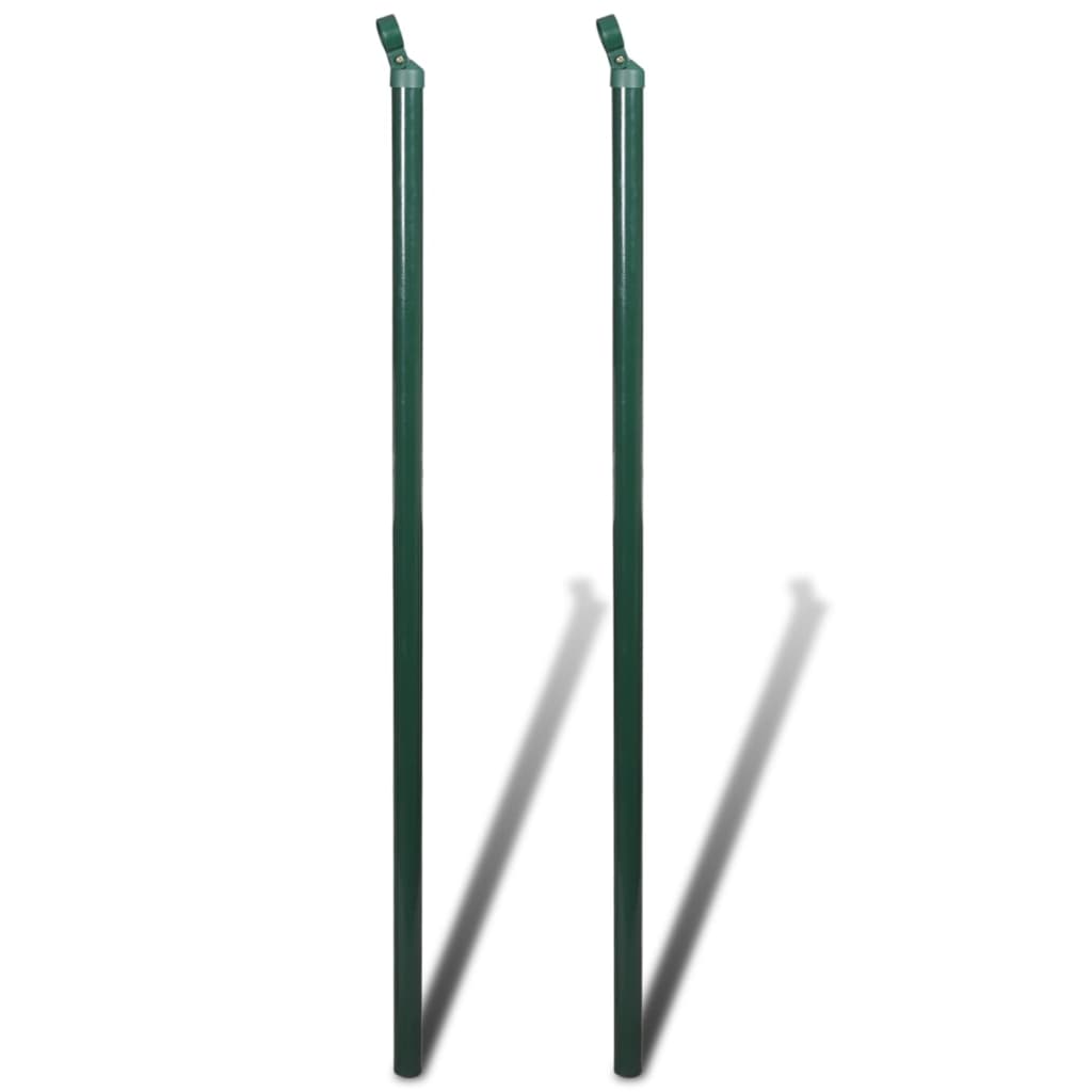 chain-link-fence-with-posts-steel-59-1-x-984-3-green-913255 At Willow and Wine USA!