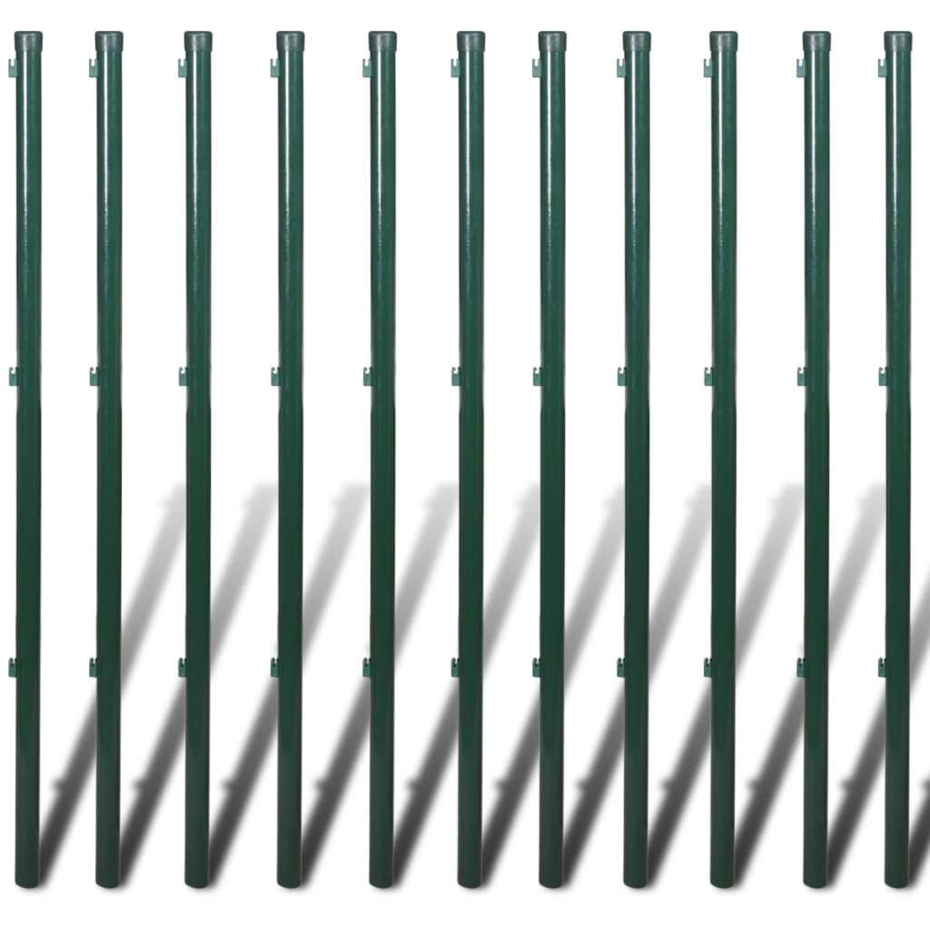 chain-link-fence-with-posts-steel-59-1-x-984-3-green-913255 At Willow and Wine USA!