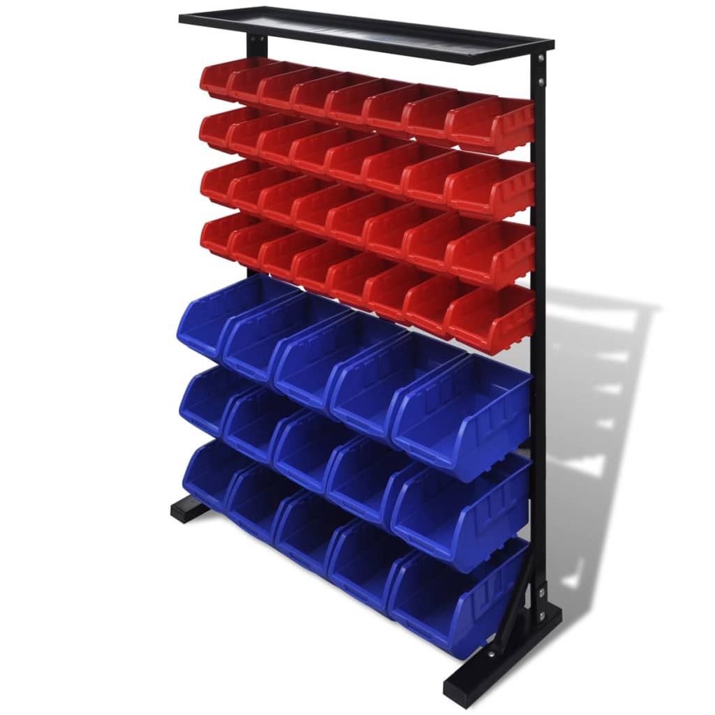 garage-tool-organizer-blue-red At Willow and Wine USA!