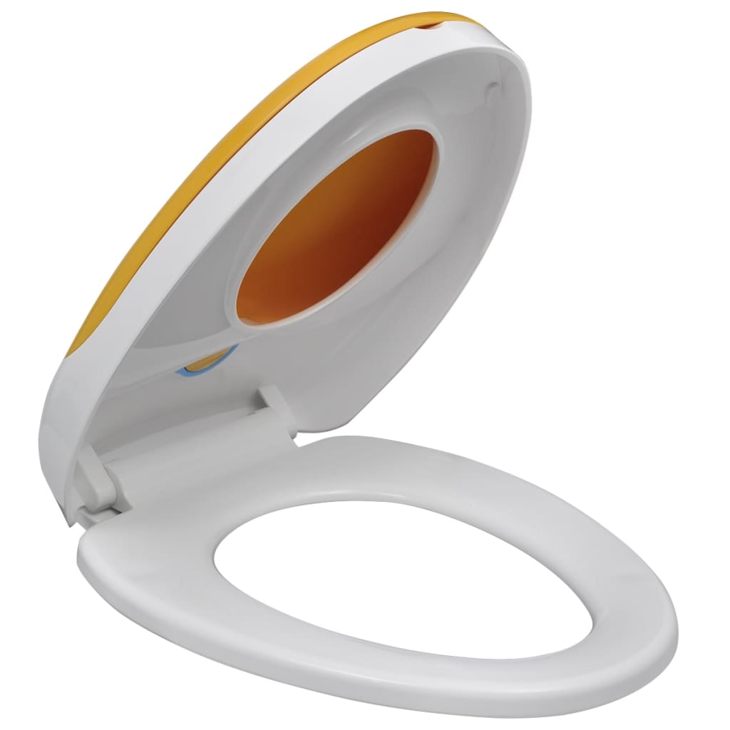 white-yellow-soft-close-toilet-seat-adults-children At Willow and Wine USA!