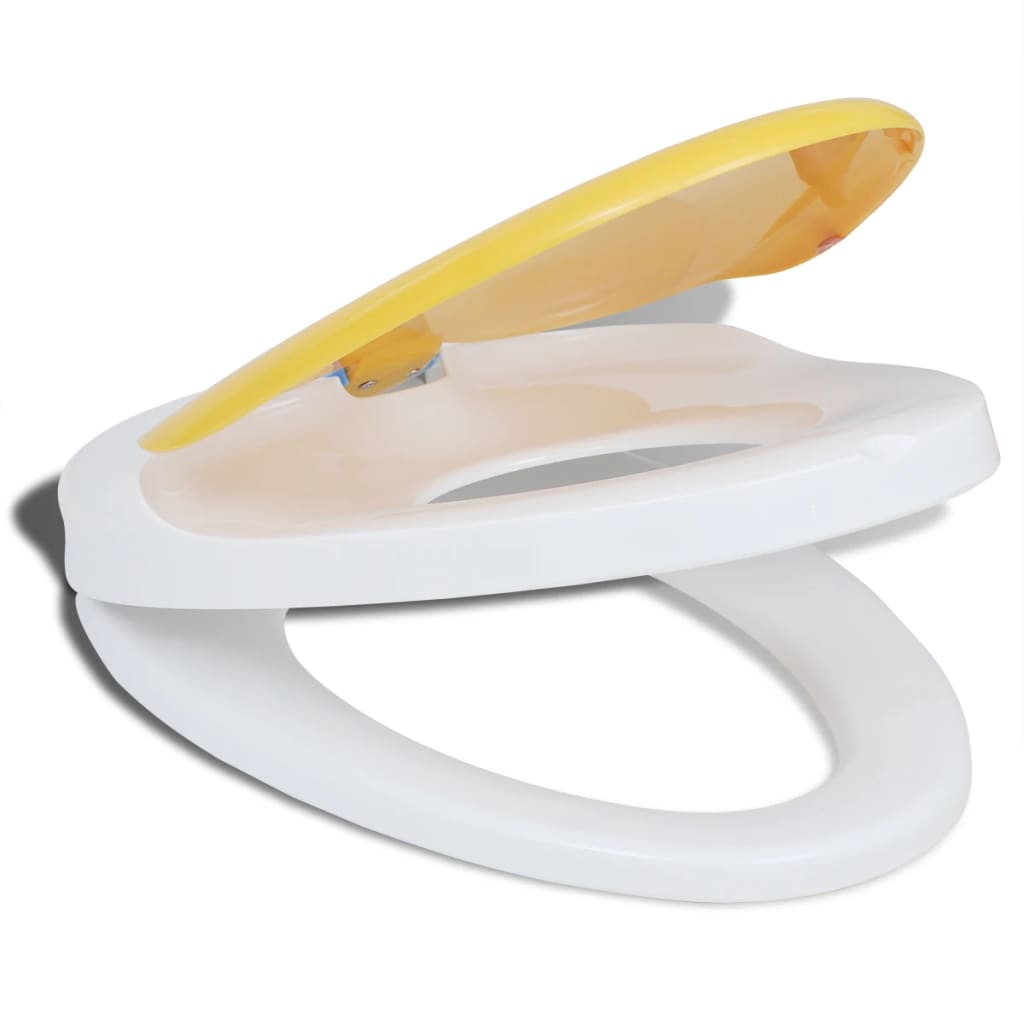 white-yellow-soft-close-toilet-seat-adults-children At Willow and Wine USA!