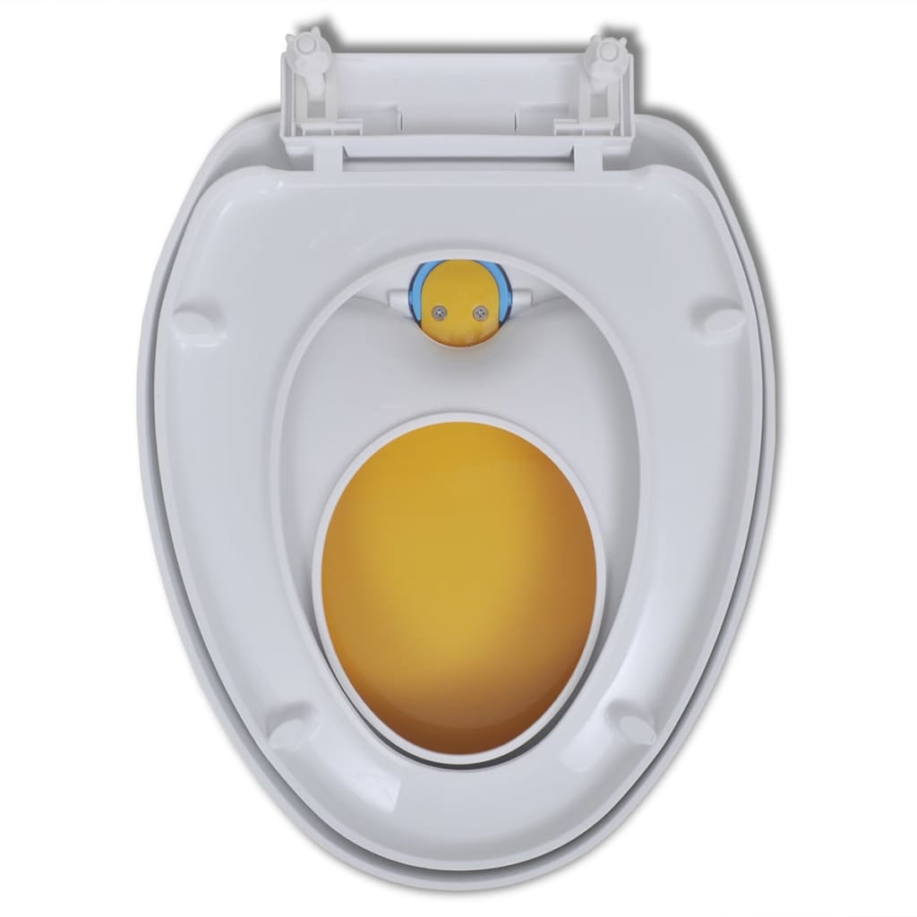 white-yellow-soft-close-toilet-seat-adults-children At Willow and Wine USA!