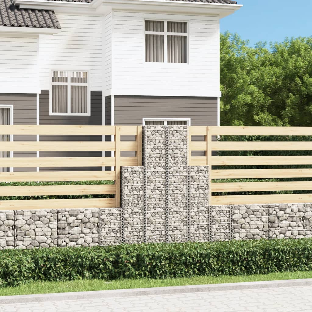 6-piece-gabion-set-galvanized-wire At Willow and Wine USA!