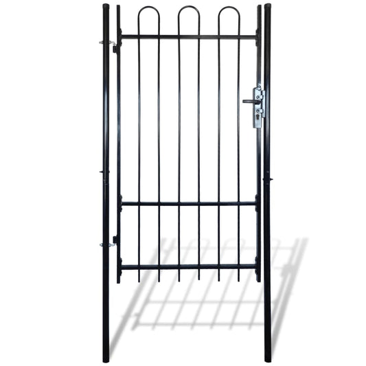 fence-gate-with-hoop-top-single-39-4-x78 At Willow and Wine USA!