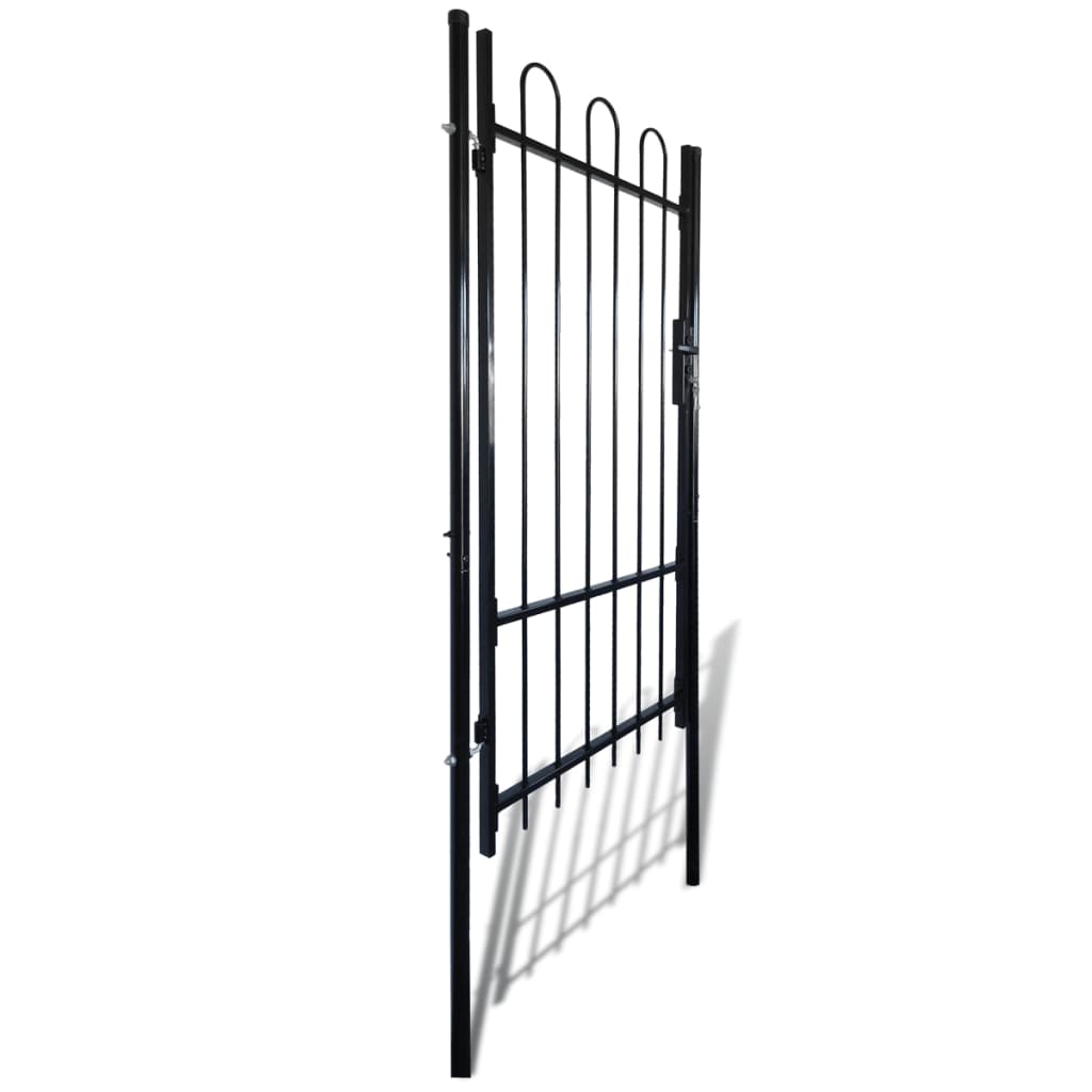 fence-gate-with-hoop-top-single-39-4-x78 At Willow and Wine USA!