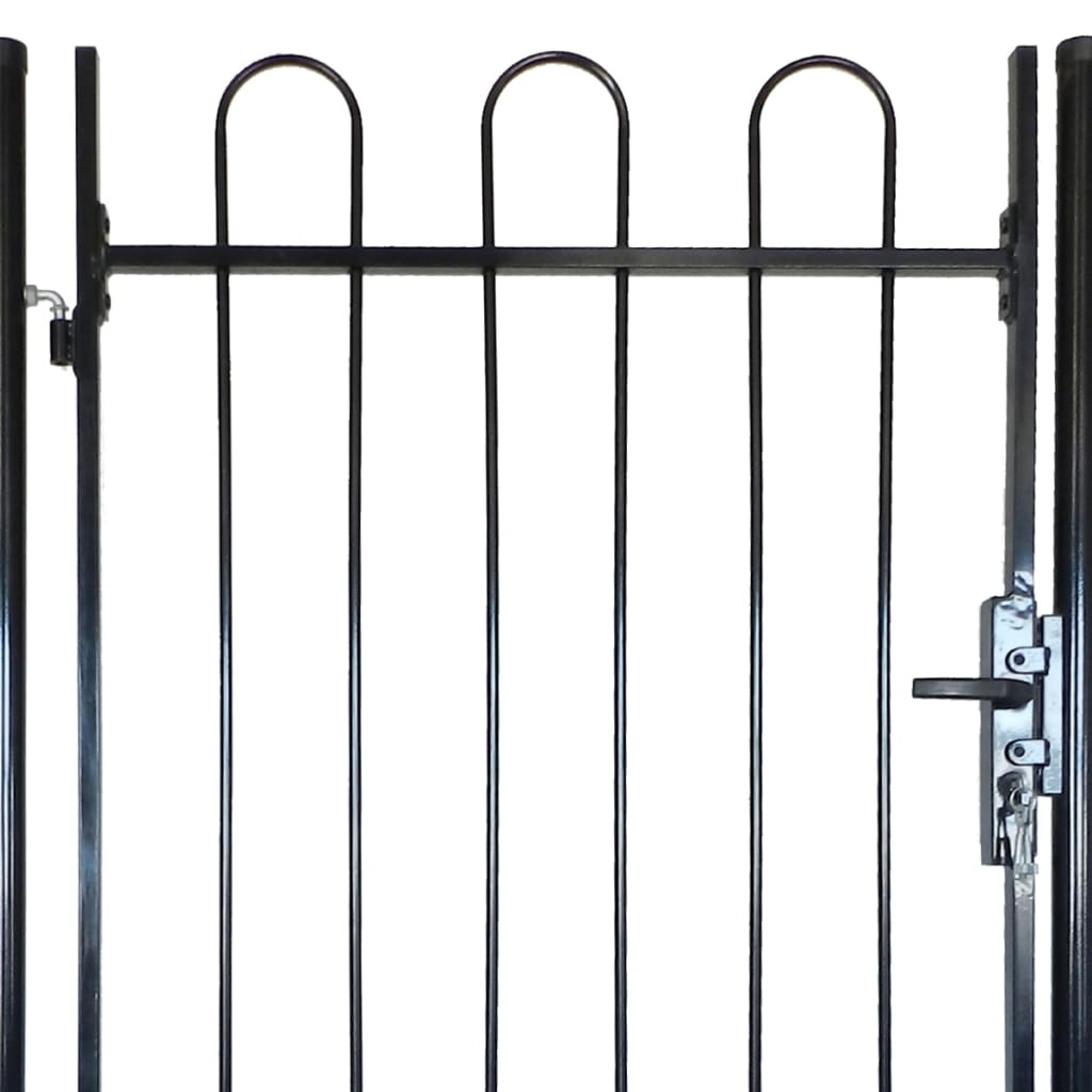 fence-gate-with-hoop-top-single-39-4-x78 At Willow and Wine USA!