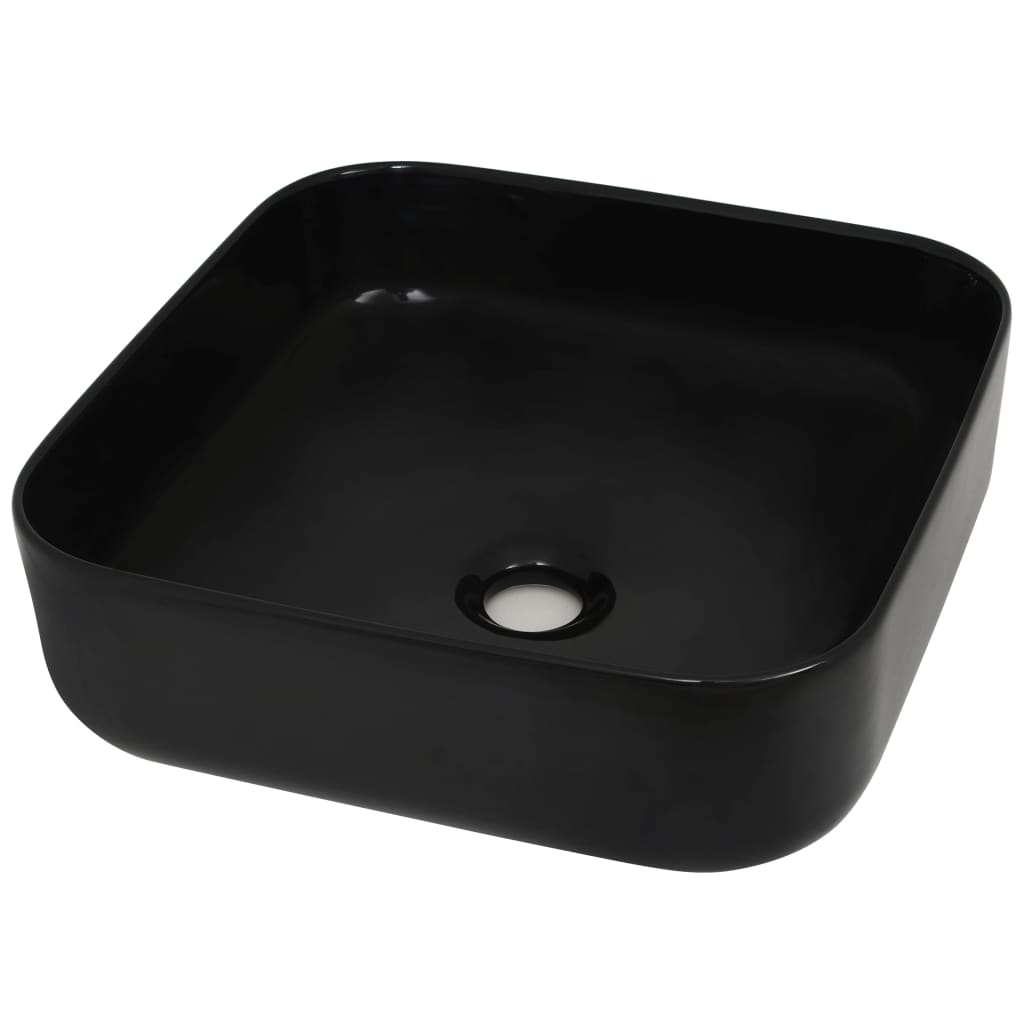 basin-ceramic-square-black-15-x15-x5-3 At Willow and Wine USA!