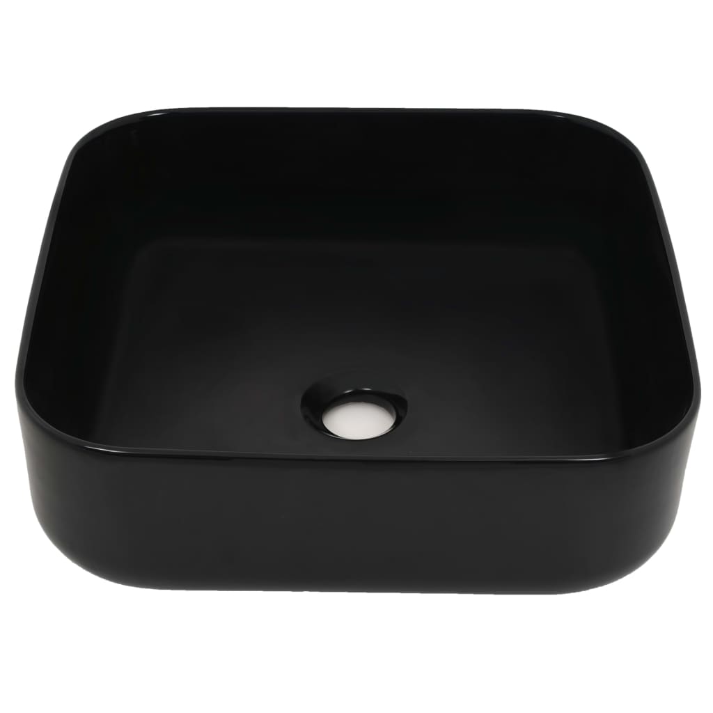 basin-ceramic-square-black-15-x15-x5-3 At Willow and Wine USA!