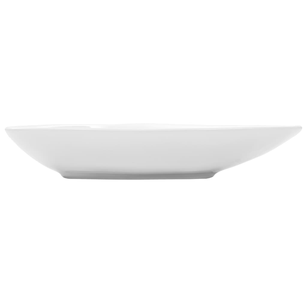 Basin Ceramic White Triangle 25.4"x17.9"x4.5"