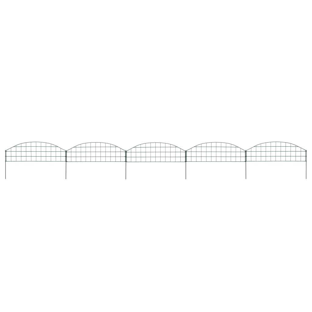 arched-garden-fence-set-30-4-x10-2-green At Willow and Wine USA!