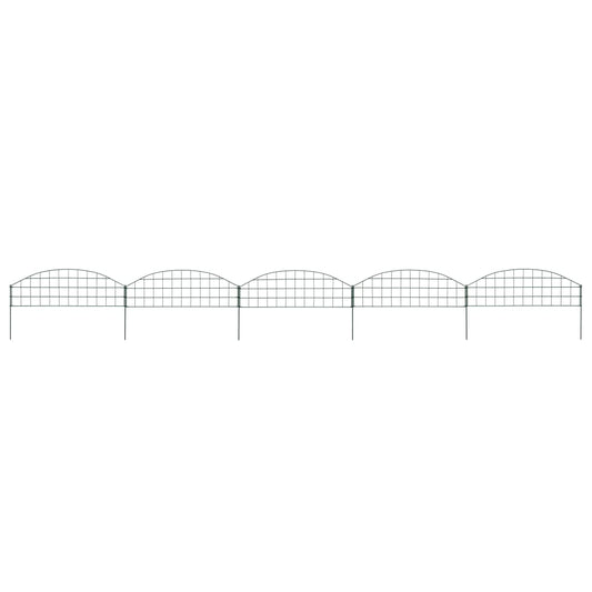 arched-garden-fence-set-30-4-x10-2-green At Willow and Wine USA!