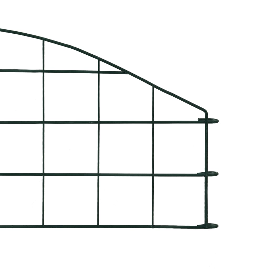 arched-garden-fence-set-30-4-x10-2-green At Willow and Wine USA!