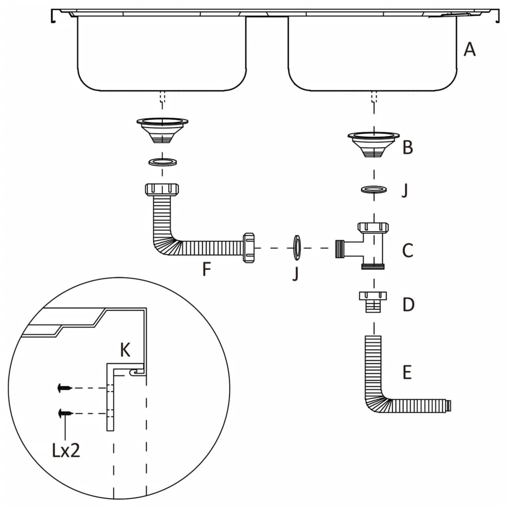 kitchen-sink-with-double-sinks-silver-47-2-x23-6-x6-1-stainless-steel At Willow and Wine USA!