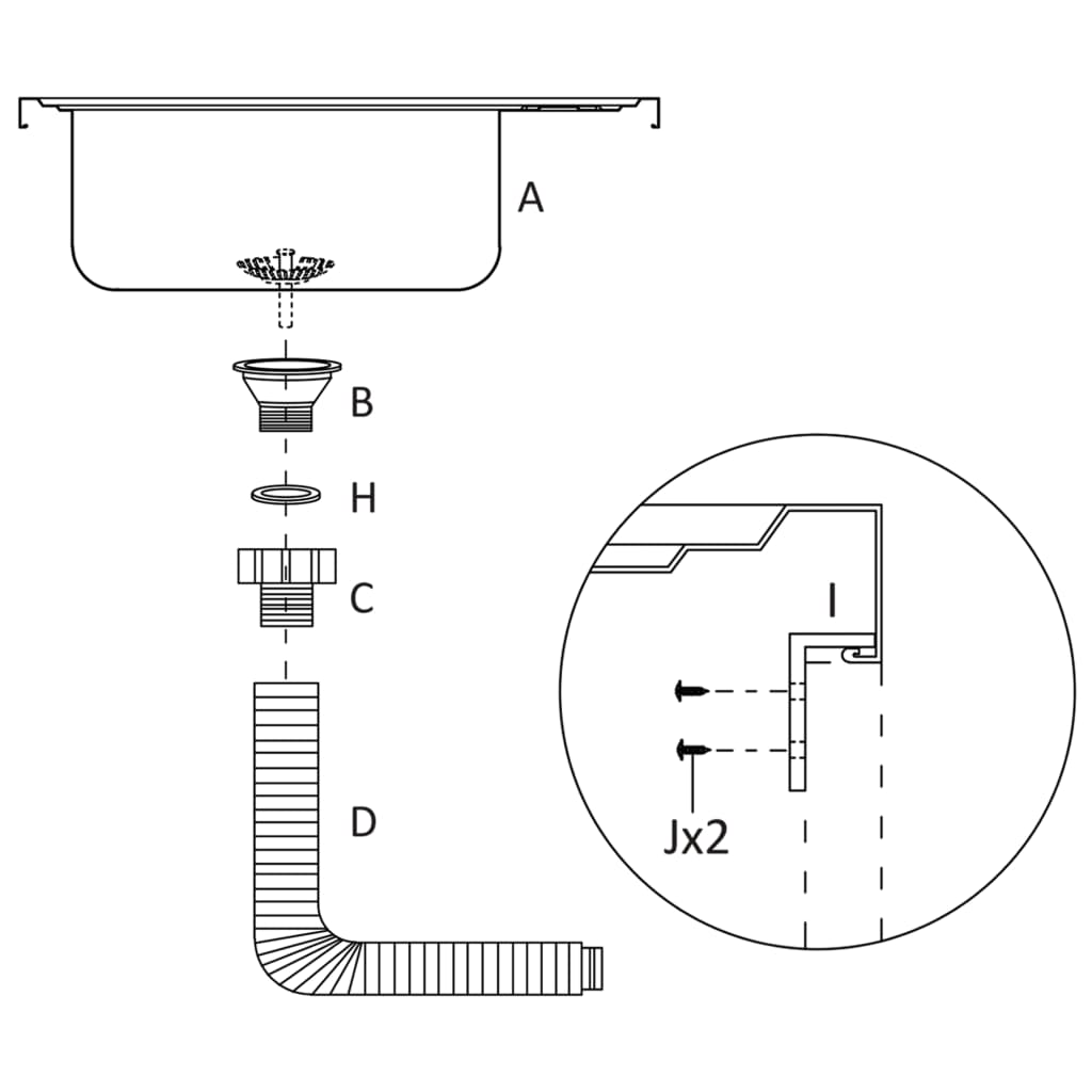 kitchen-sink-with-drainer-set-silver-31-5-x23-6-x6-1-stainless-steel At Willow and Wine USA!