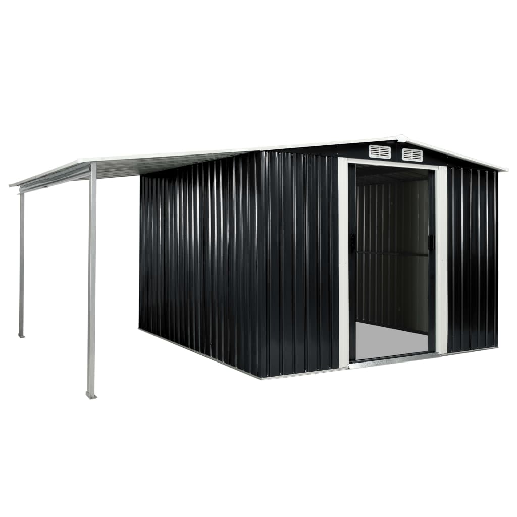 garden-shed-with-sliding-doors-anthracite-152-x102-x70-1-steel-926569 At Willow and Wine USA!