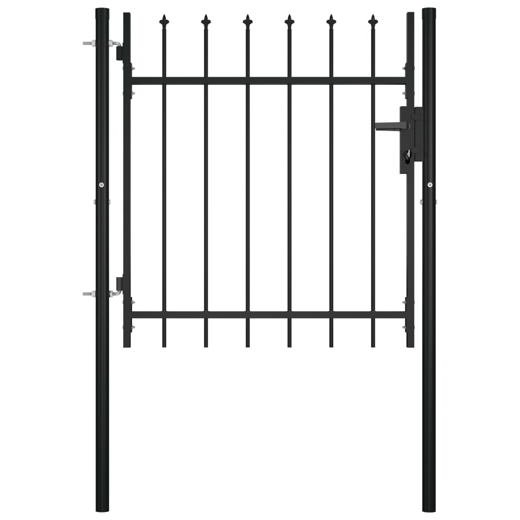 door-fence-gate-with-spear-top-39-4-x29-5 At Willow and Wine USA!