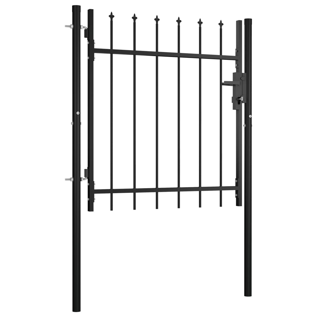 door-fence-gate-with-spear-top-39-4-x29-5 At Willow and Wine USA!