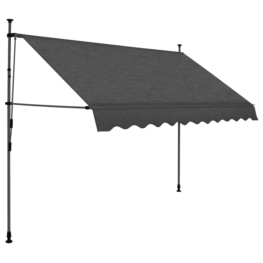 manual-retractable-awning-with-led-118-1-anthracite At Willow and Wine USA!
