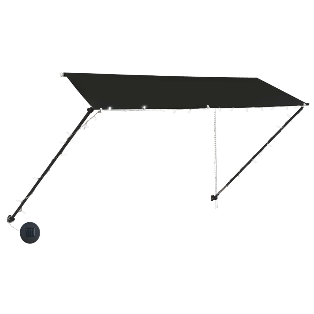 retractable-awning-with-led-118-1-x59-1-anthracite At Willow and Wine USA!