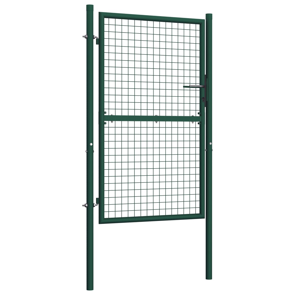 fence-gate-steel-39-4-x68-9-green At Willow and Wine USA!