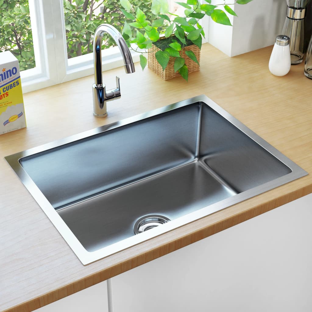 handmade-kitchen-sink-black-stainless-steel At Willow and Wine USA!