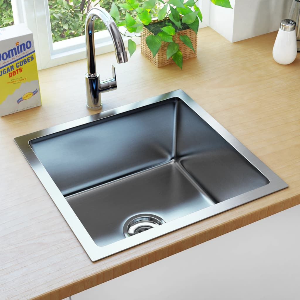 handmade-kitchen-sink-black-stainless-steel At Willow and Wine USA!