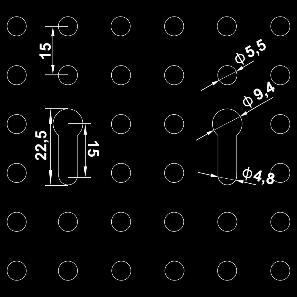 wall-mounted-peg-boards-3-pcs-15-7-x22-8-steel At Willow and Wine USA!